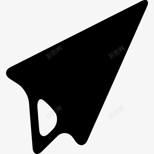 折纸飞机界面通用03图标svg_新图网 https://ixintu.com 折纸飞机 界面 通用03