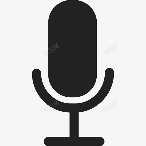 录音话筒音乐视频图标svg_新图网 https://ixintu.com 录音话筒 视频 音乐