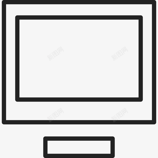 计算机显示器技术通用01图标svg_新图网 https://ixintu.com 技术 计算机显示器 通用01