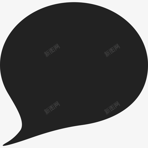 黑暗言论泡沫社交普遍07图标svg_新图网 https://ixintu.com 普遍07 社交 黑暗言论泡沫