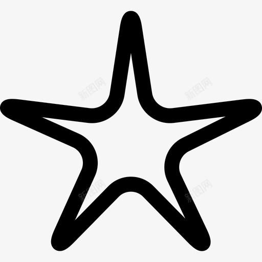 圆形星形形状通用05图标svg_新图网 https://ixintu.com 圆形星形 形状 通用05