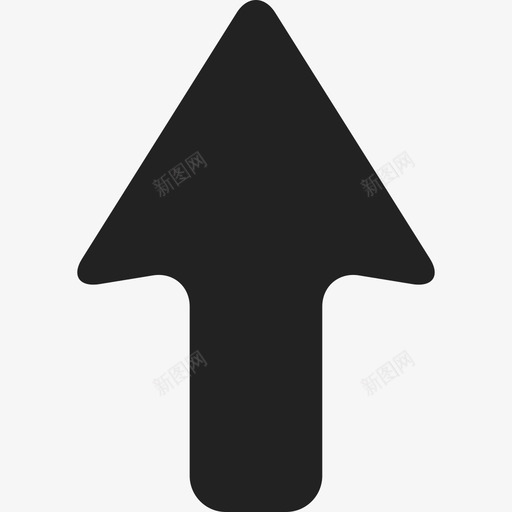 向上箭头箭头通用03图标svg_新图网 https://ixintu.com 向上箭头 箭头 通用03