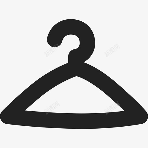 挂衣架夹克时尚通用06图标svg_新图网 https://ixintu.com 挂衣架夹克 时尚 通用06