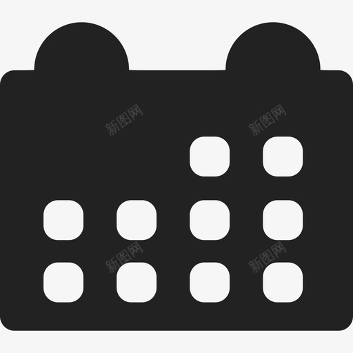 带日期的日历通用10图标svg_新图网 https://ixintu.com 带日期的日历 通用10