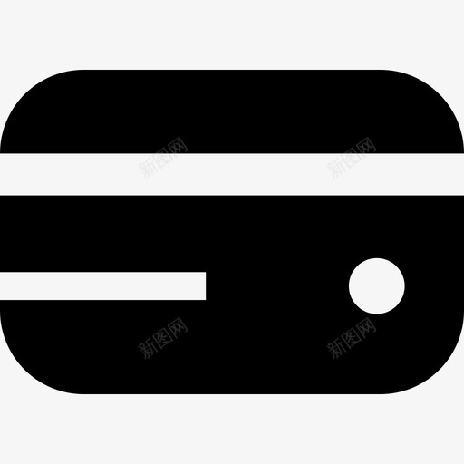 圆角信用卡商业通用07图标svg_新图网 https://ixintu.com 商业 圆角信用卡 通用07