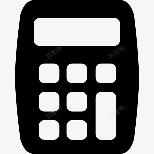 通用电子计算器工具和器具06图标svg_新图网 https://ixintu.com 工具和器具06 通用电子计算器