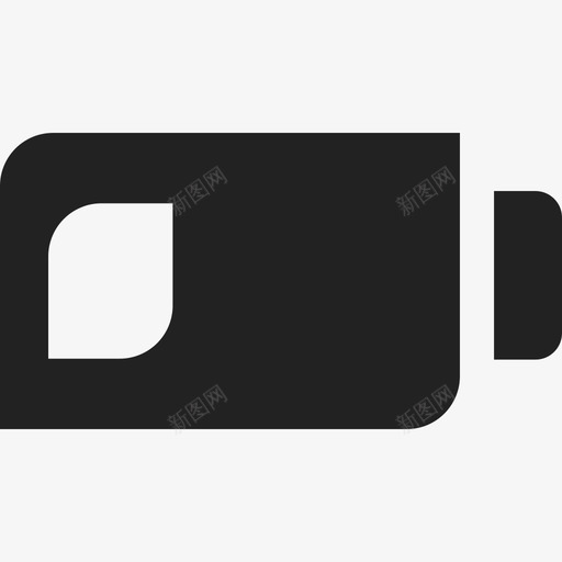 低电量接口通用02图标svg_新图网 https://ixintu.com 低电量 接口 通用02