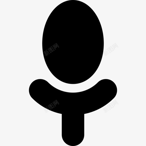录音话筒形状通用07图标svg_新图网 https://ixintu.com 录音话筒 形状 通用07