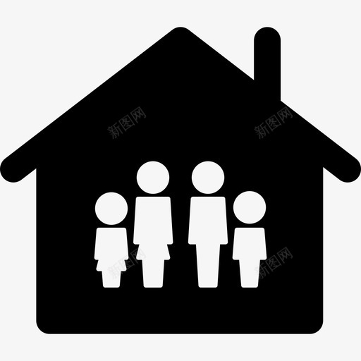 家庭家人家庭偶像图标svg_新图网 https://ixintu.com 家人 家庭 家庭偶像