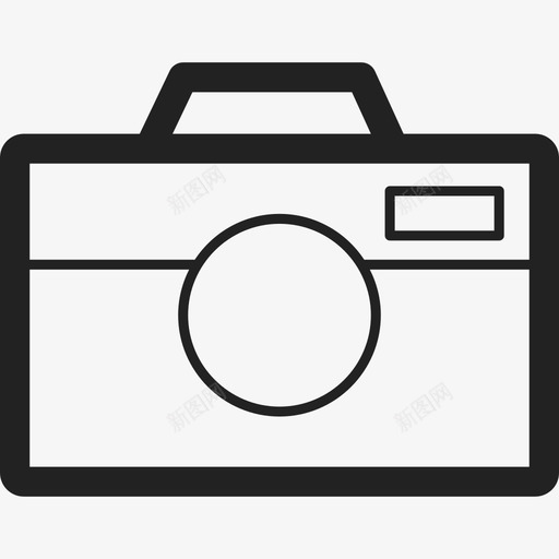 照相机工具和器具通用04图标svg_新图网 https://ixintu.com 工具和器具 照相机 通用04