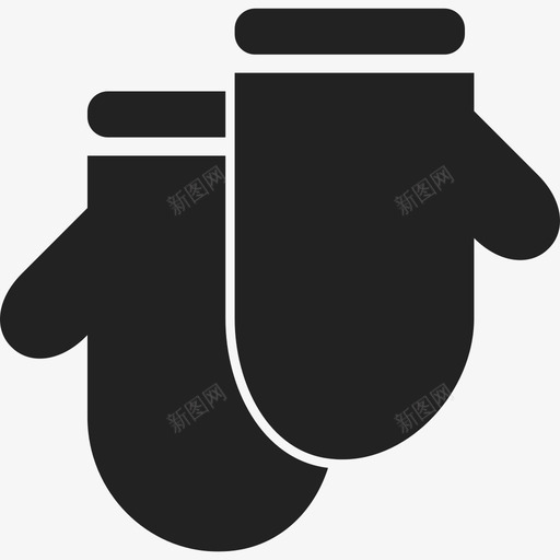 一副手套时尚美食偶像图标svg_新图网 https://ixintu.com 一副手套 时尚 美食偶像