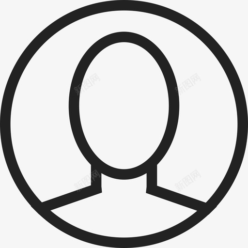 空白头像社交ios7超轻2图标svg_新图网 https://ixintu.com ios7超轻2 专家头像背景 社交 空白头像