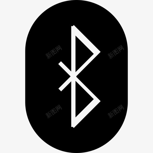蓝牙信号标志ios7设置填充2图标svg_新图网 https://ixintu.com ios7设置填充2 标志 蓝牙信号