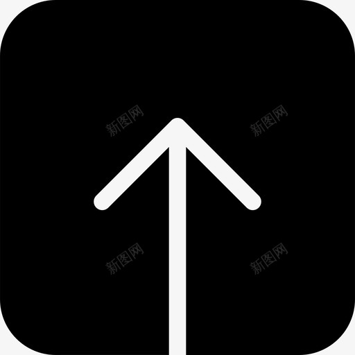 上箭头方块箭头ios7黑色2图标svg_新图网 https://ixintu.com ios7黑色2 上箭头方块 箭头
