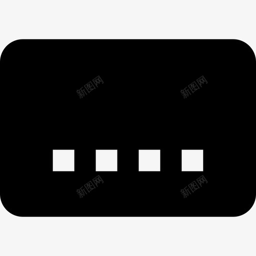 盒子里的点形状ios7高级填充图标svg_新图网 https://ixintu.com ios7高级填充 形状 盒子里的点