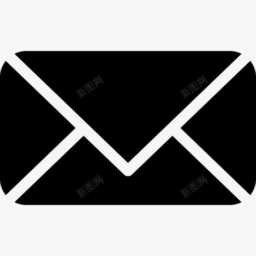 未读电子邮件界面ios7黑色2图标svg_新图网 https://ixintu.com ios7黑色2 未读电子邮件 界面