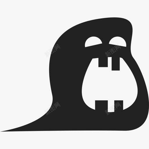 鬼怪怪物图标svg_新图网 https://ixintu.com 怪物 鬼怪