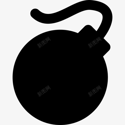 圆形炸弹武器损失7高级填充物图标svg_新图网 https://ixintu.com 圆形炸弹 损失7高级填充物 武器