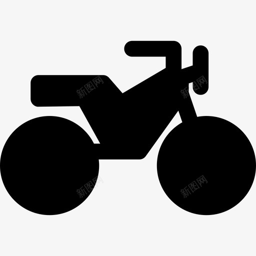 山地车运输ios7高级填充图标svg_新图网 https://ixintu.com ios7高级填充 山地车 运输