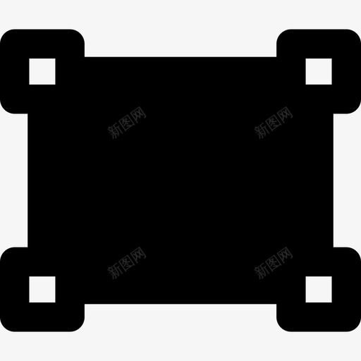选择框形状ios7高级填充图标svg_新图网 https://ixintu.com ios7高级填充 形状 选择框