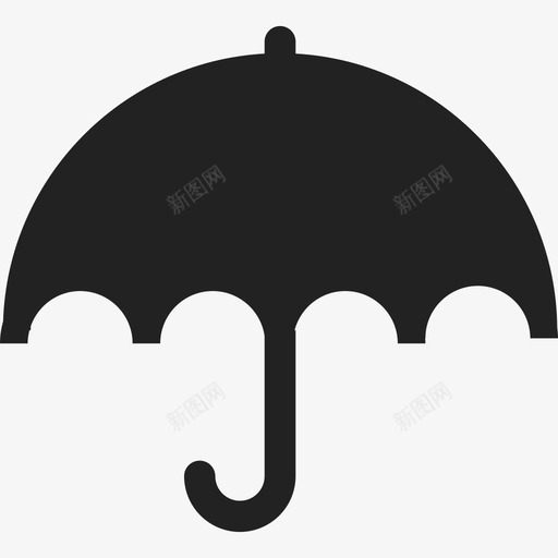 旧伞打开天气ios7高级填充2图标svg_新图网 https://ixintu.com ios7高级填充2 天气 旧伞打开