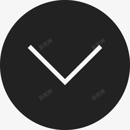 箭头朝下箭头ios7高级填充2图标svg_新图网 https://ixintu.com ios7高级填充2 箭头 箭头朝下