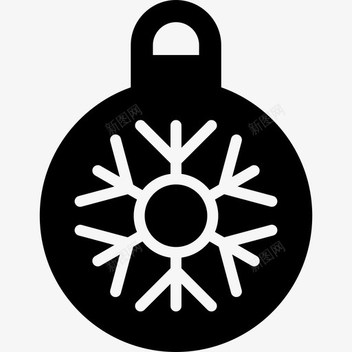 圣诞饰品造型圣诞图标svg_新图网 https://ixintu.com 圣诞 圣诞饰品 造型