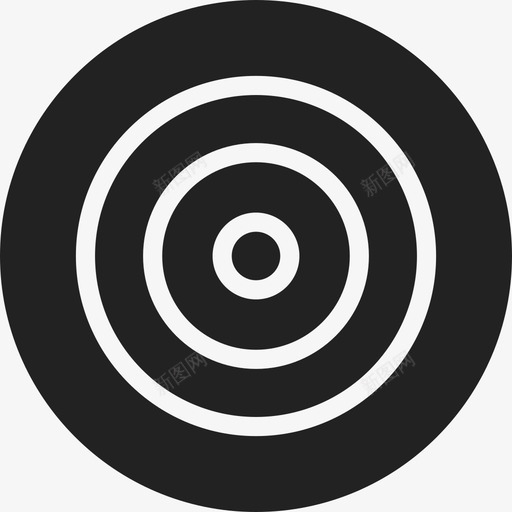 没有飞镖的飞镖板武器ios7高级填充2图标svg_新图网 https://ixintu.com ios7高级填充2 武器 没有飞镖的飞镖板