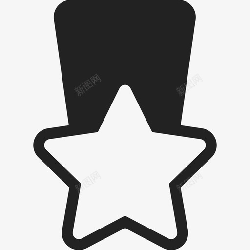 星际勋章界面ios7高级填充2图标svg_新图网 https://ixintu.com ios7高级填充2 星际勋章 界面
