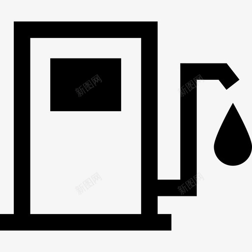 加油站机械装置图标svg_新图网 https://ixintu.com 加油站 机械装置
