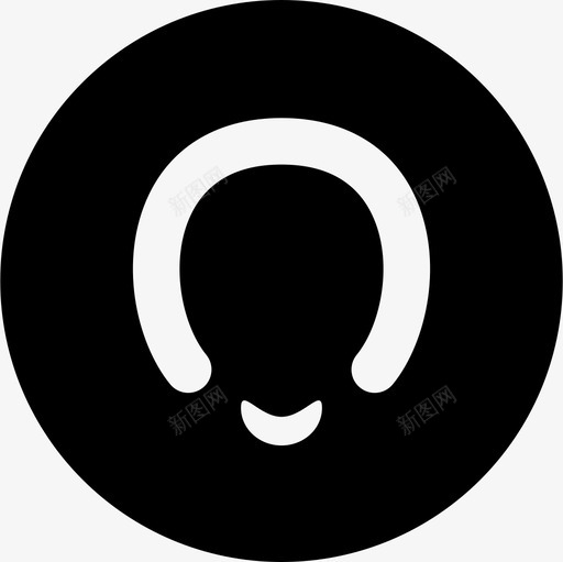马蹄铁动物脚印图标svg_新图网 https://ixintu.com 动物 脚印 马蹄铁