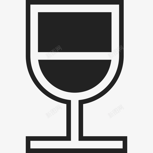 酒杯满食物ios7高级填充2图标svg_新图网 https://ixintu.com ios7高级填充2 酒杯满 食物