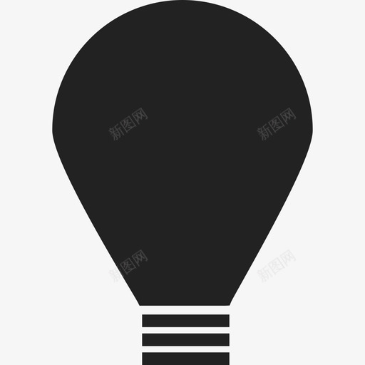 大灯泡接口ios7高级填充2图标svg_新图网 https://ixintu.com ios7高级填充2 大灯泡 接口
