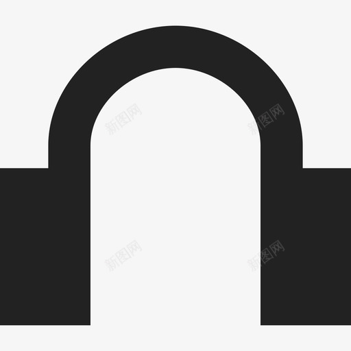矩形耳机多媒体ios7高级填充2图标svg_新图网 https://ixintu.com ios7高级填充2 多媒体 矩形耳机