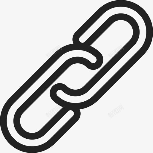 两个链接ios7黑色图标svg_新图网 https://ixintu.com ios7黑色 两个链接