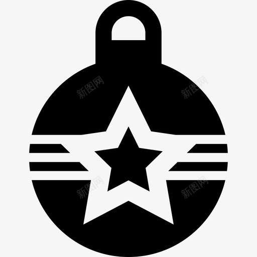 圣诞饰品造型圣诞图标svg_新图网 https://ixintu.com 圣诞 圣诞饰品 造型