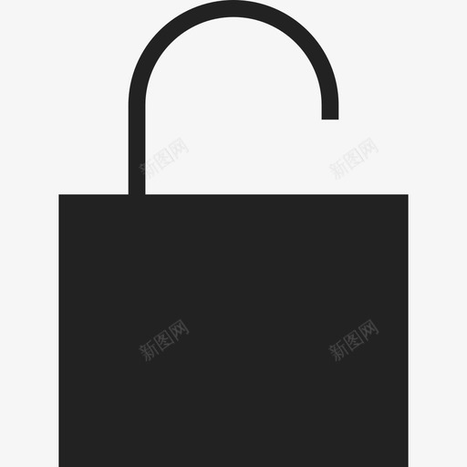 解锁安全ios7黑色图标svg_新图网 https://ixintu.com ios7黑色 解锁安全
