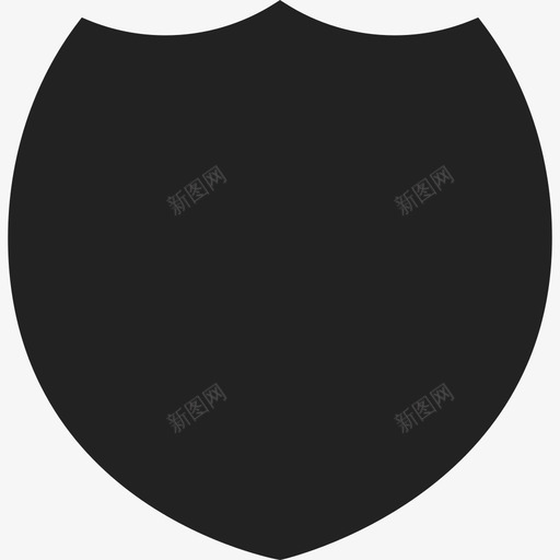 黑色徽章标志ios7lite填充2图标svg_新图网 https://ixintu.com ios7 lite填充2 标志 黑色徽章