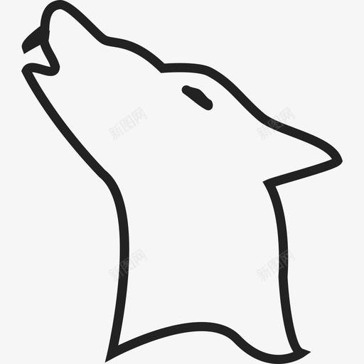 狼动物丢了7套2图标svg_新图网 https://ixintu.com 丢了7套2 动物 狼