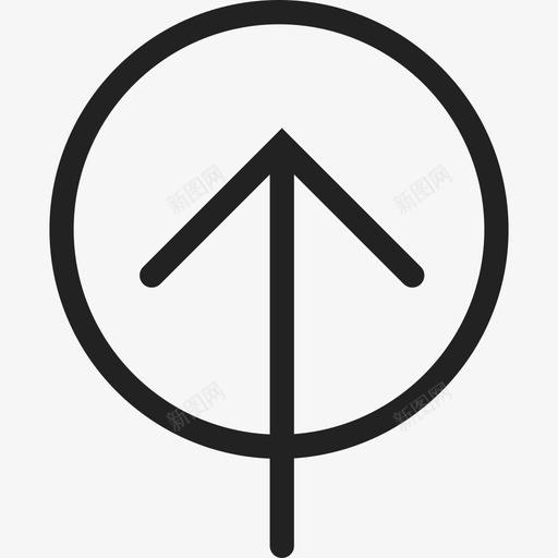 圆圈中的上箭头箭头箭头组合图标svg_新图网 https://ixintu.com 圆圈中的上箭头 箭头 箭头组合