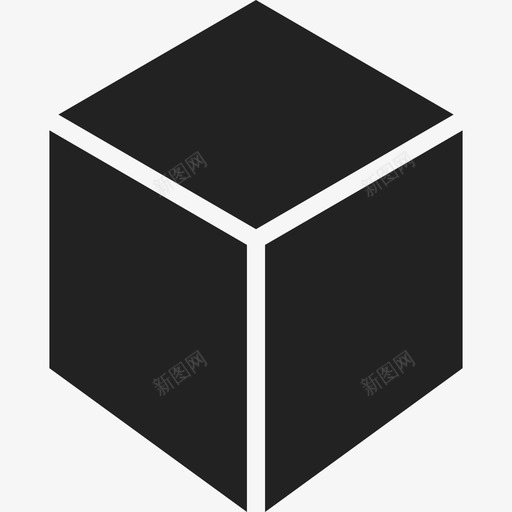立方体形状ios7高级填充2图标svg_新图网 https://ixintu.com ios7高级填充2 形状 立方体