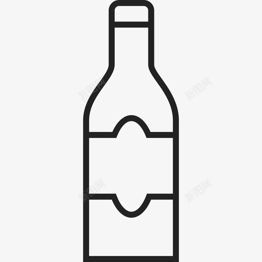 瓶子食物ios7套装内衬2图标svg_新图网 https://ixintu.com ios7套装内衬2 瓶子 食物