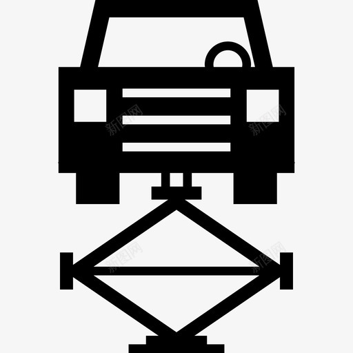 电梯交通工具机械上的汽车图标svg_新图网 https://ixintu.com 交通工具 机械上的汽车 电梯