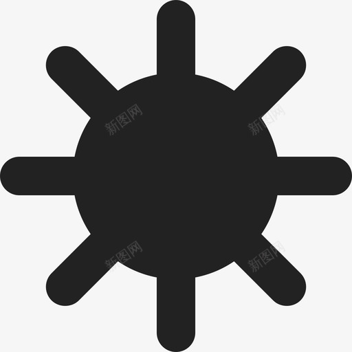 SunIOS7接口符号天气ios7lite填充2图标svg_新图网 https://ixintu.com IOS 7接口符号 Sun ios7 lite填充2 天气