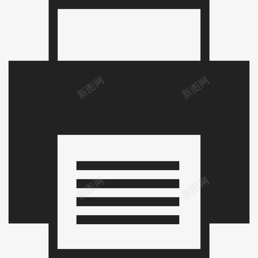 文档打印机技术ios7高级填充2图标svg_新图网 https://ixintu.com ios7高级填充2 技术 文档打印机