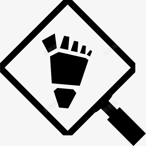 脚印工具和器具图标svg_新图网 https://ixintu.com 工具和器具 脚印