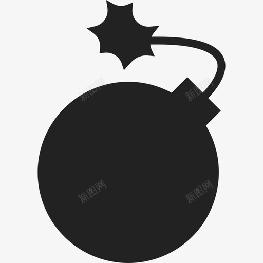带燃烧灯芯的圆形炸弹武器损失7高级填充物2图标svg_新图网 https://ixintu.com 带燃烧灯芯的圆形炸弹 损失7高级填充物2 武器