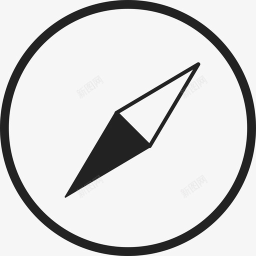 指南针ios7设置成直线2图标svg_新图网 https://ixintu.com ios7设置成直线2 指南针