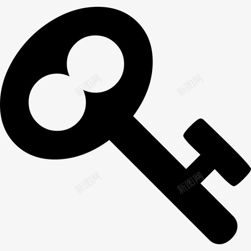 复古钥匙轮廓字体真棒填充图标svg_新图网 https://ixintu.com 填充 复古钥匙轮廓 字体真棒