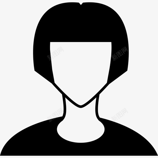 长着山猫毛人脸的女性图标svg_新图网 https://ixintu.com 人 脸的女性 长着山猫毛